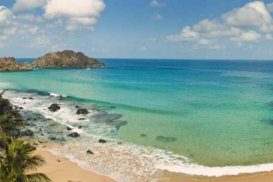 plages-Fernando plage de sable doré et mer turquoise, ernando da Noronha