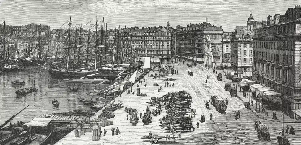 the-port-of-marseille-france-wood-engraving-published-in1897-illustration-id969542618 the-port-of-marseille-france-wood-engraving-published-in1897-illustration-id969542618