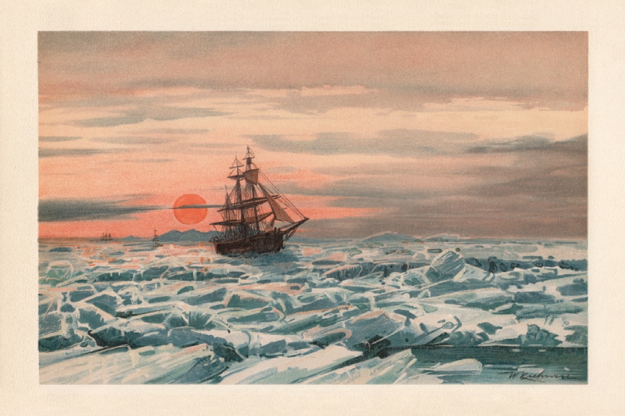 ouvrages-arctique-antarctique Sélection d’ouvrages et récits de voyage sur les Pôles Nord et Sud