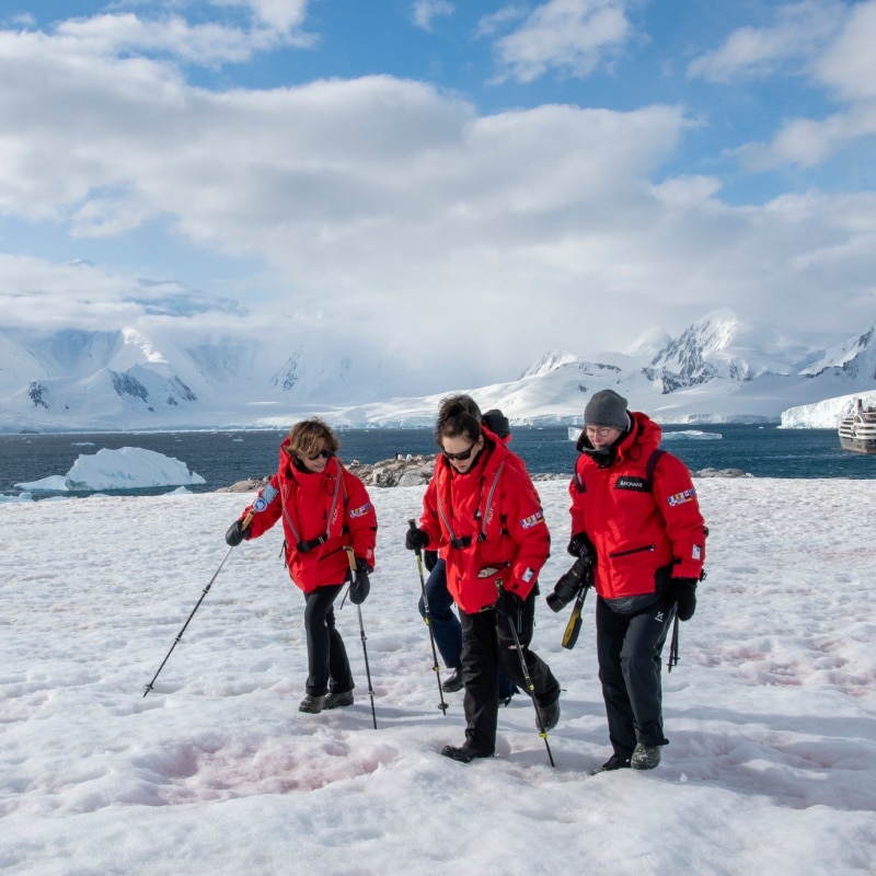Female polar adventurers