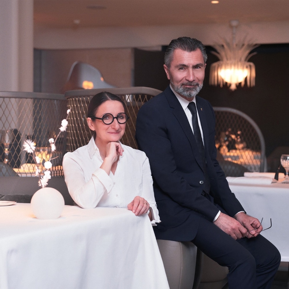 Anne-Sophie_Pic_David_Sinapian_Salle_CloseUp©Mehdy_Nasser_carre _ Anne-Sophie Pic et David Sinapian