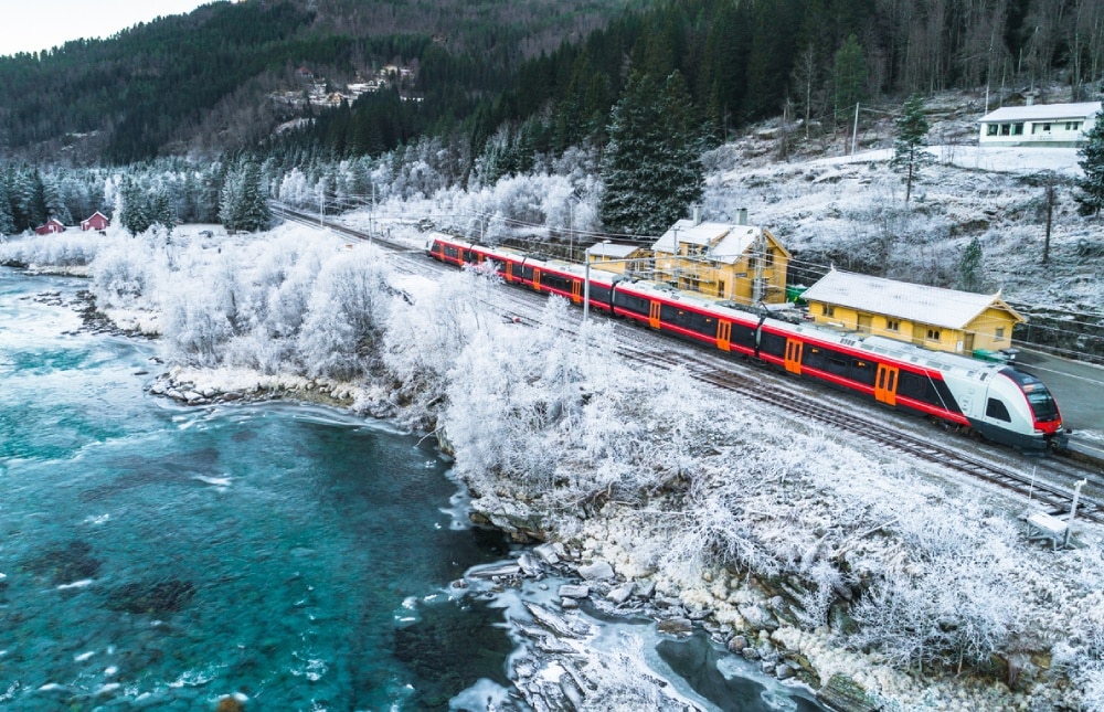 train Oslo-Bergen Norvège