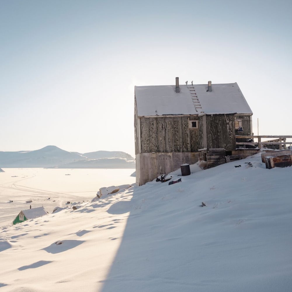 Maison traditionnelle à Kullorsuaq