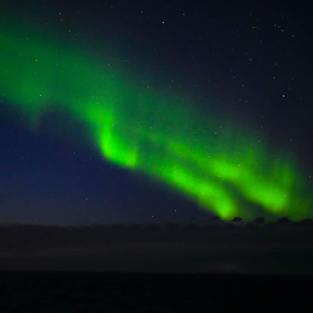 aurores boréales en Islande