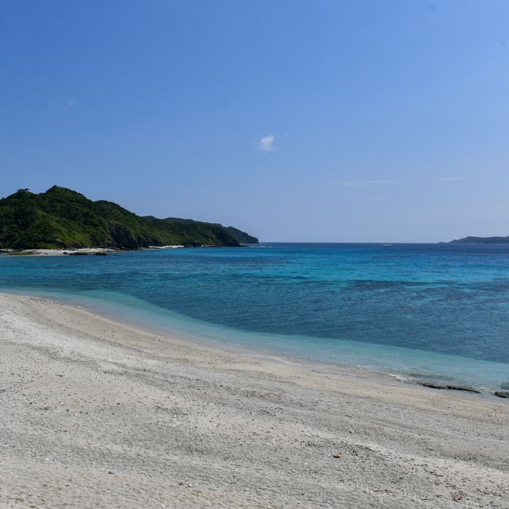 Plage sur l’archipel d’Okinawa, au Japon