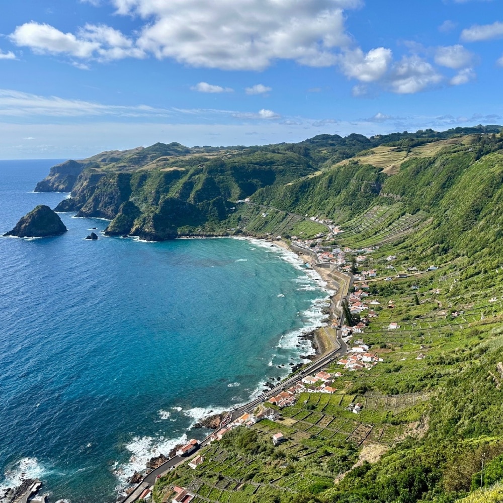 Baie de Sao Lourenço sur l’île de Santa Maria, aux Açores